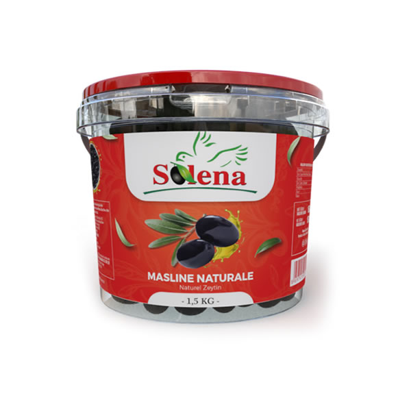 Masline Naturale Negre Uslu1,5 KG