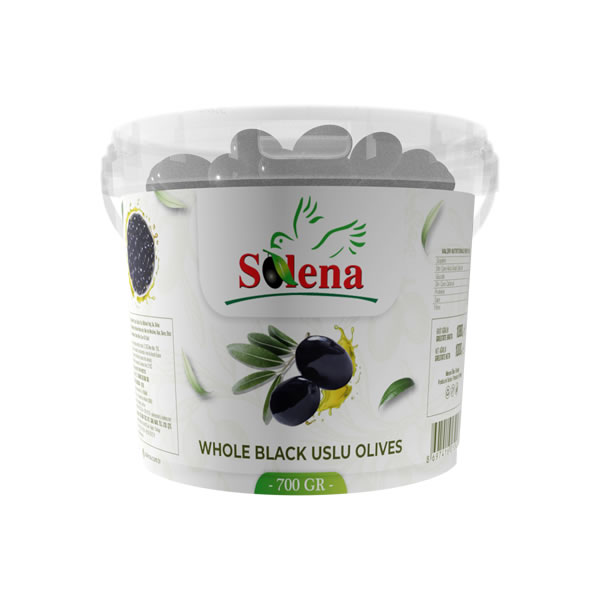 Whole Black Uslu Olives
